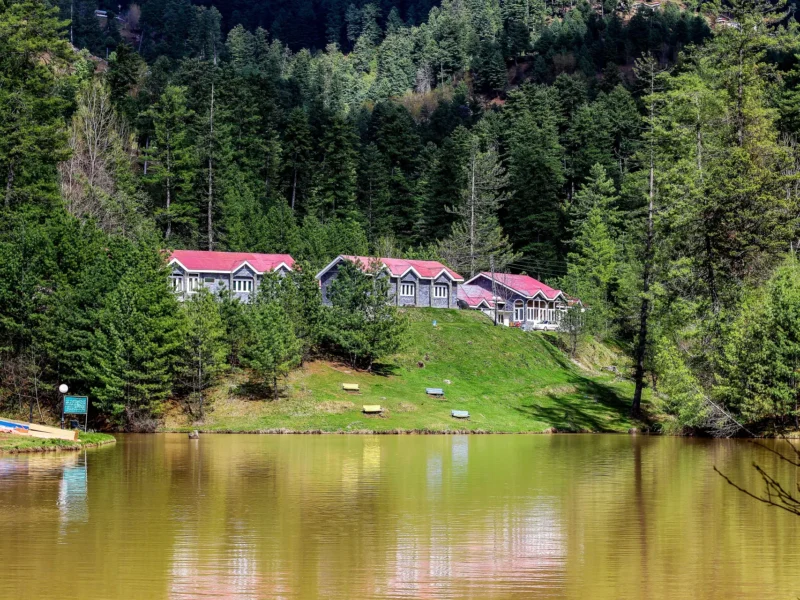 A resort on the shore of Banjosa Lake in Poonch