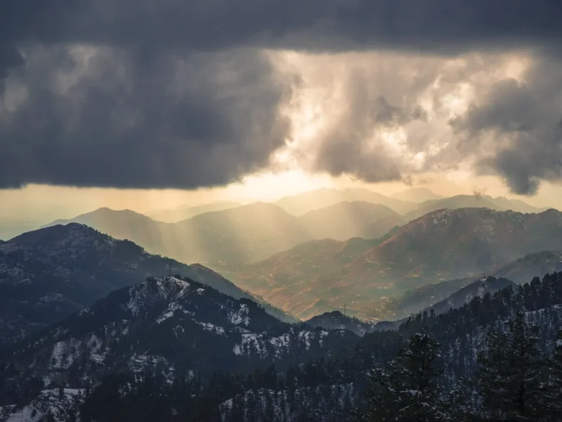 Pine-covered hills of the Galyat