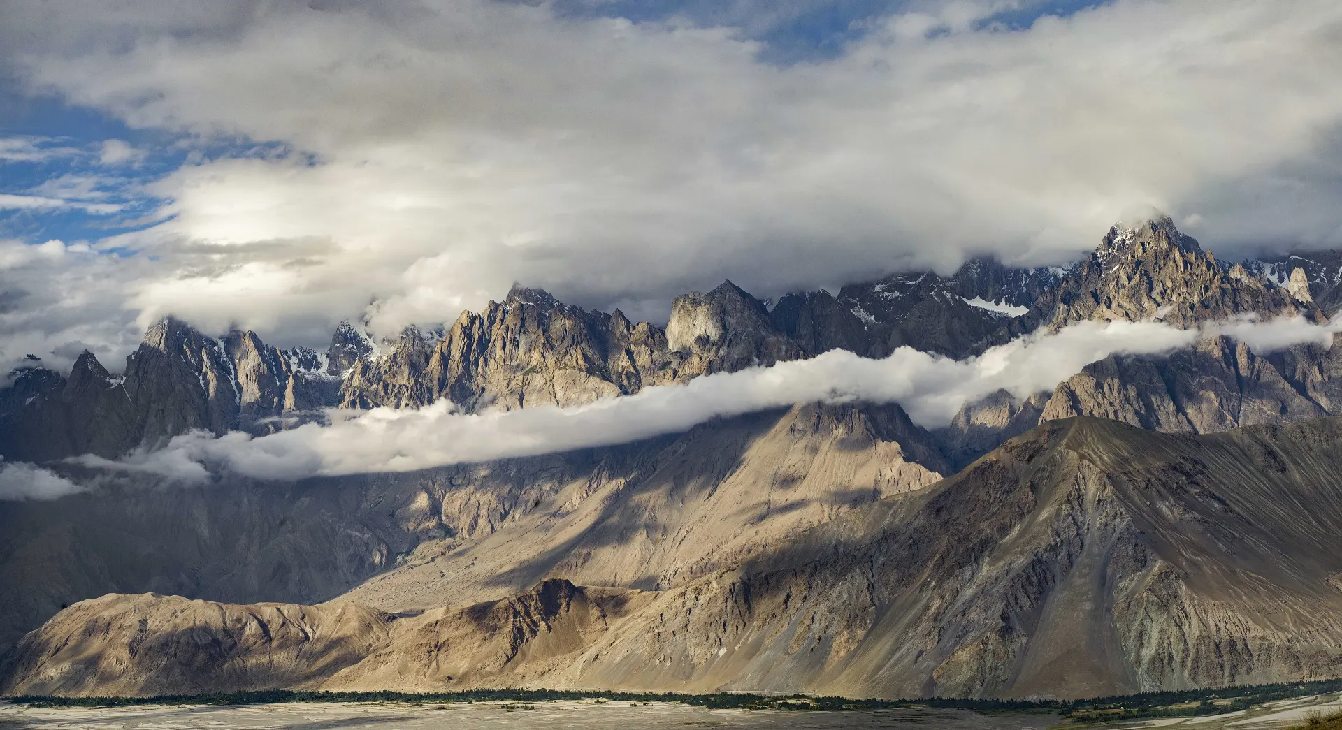 The Haldi Cones above Khaplu in Baltistan