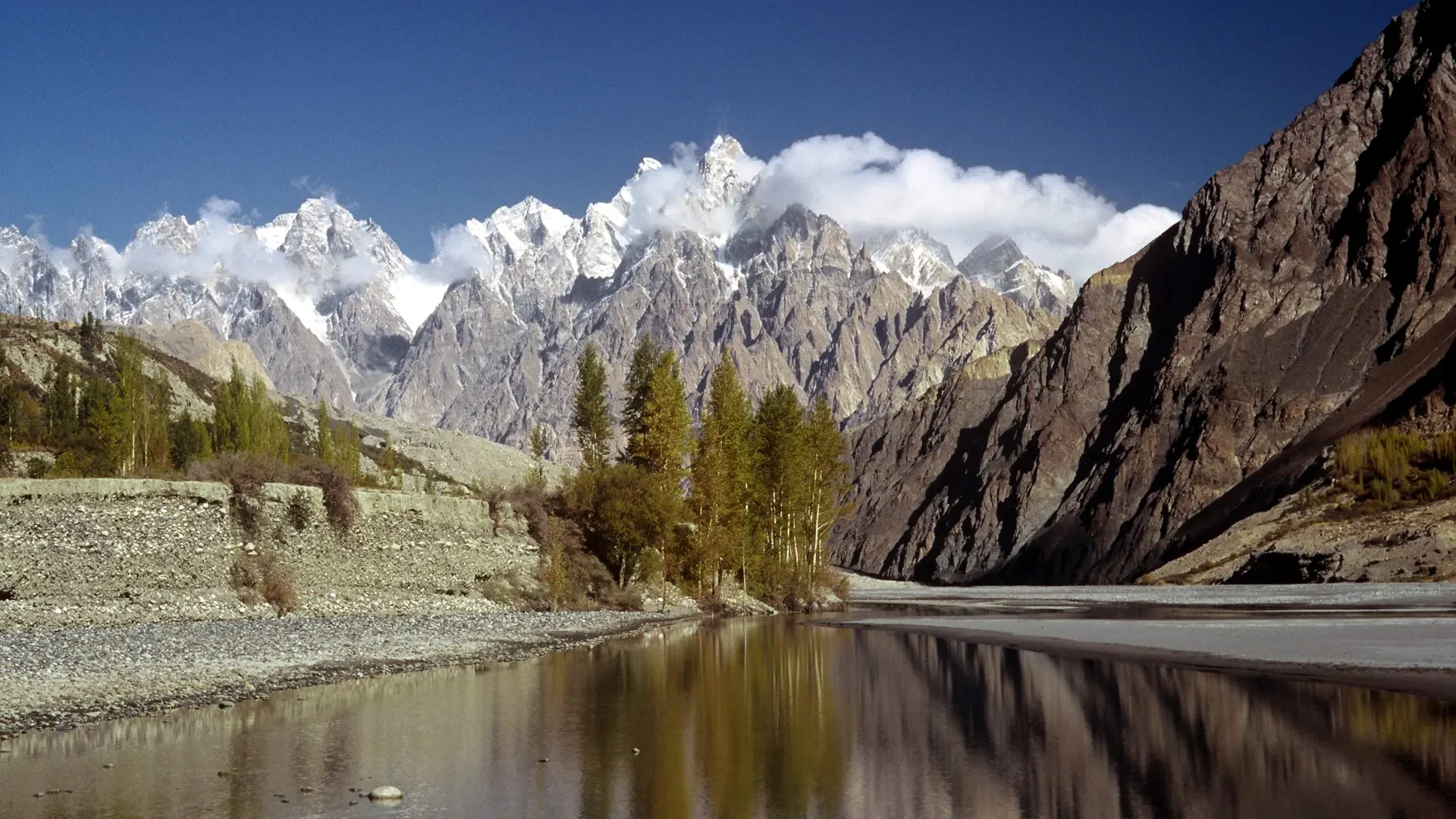 The Hunza River near Gulmit