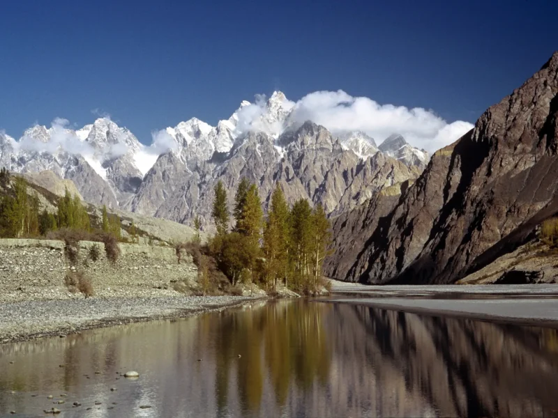 The Hunza River near Gulmit