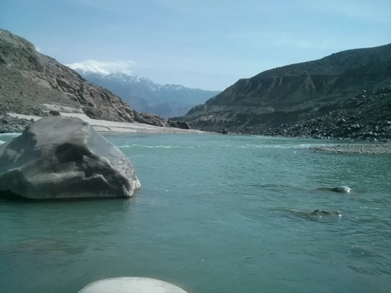 The Indus River near Chilas in Gilgit-Baltistan
