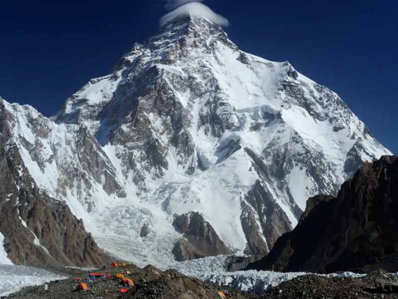 K2, the second-highest mountain in the world