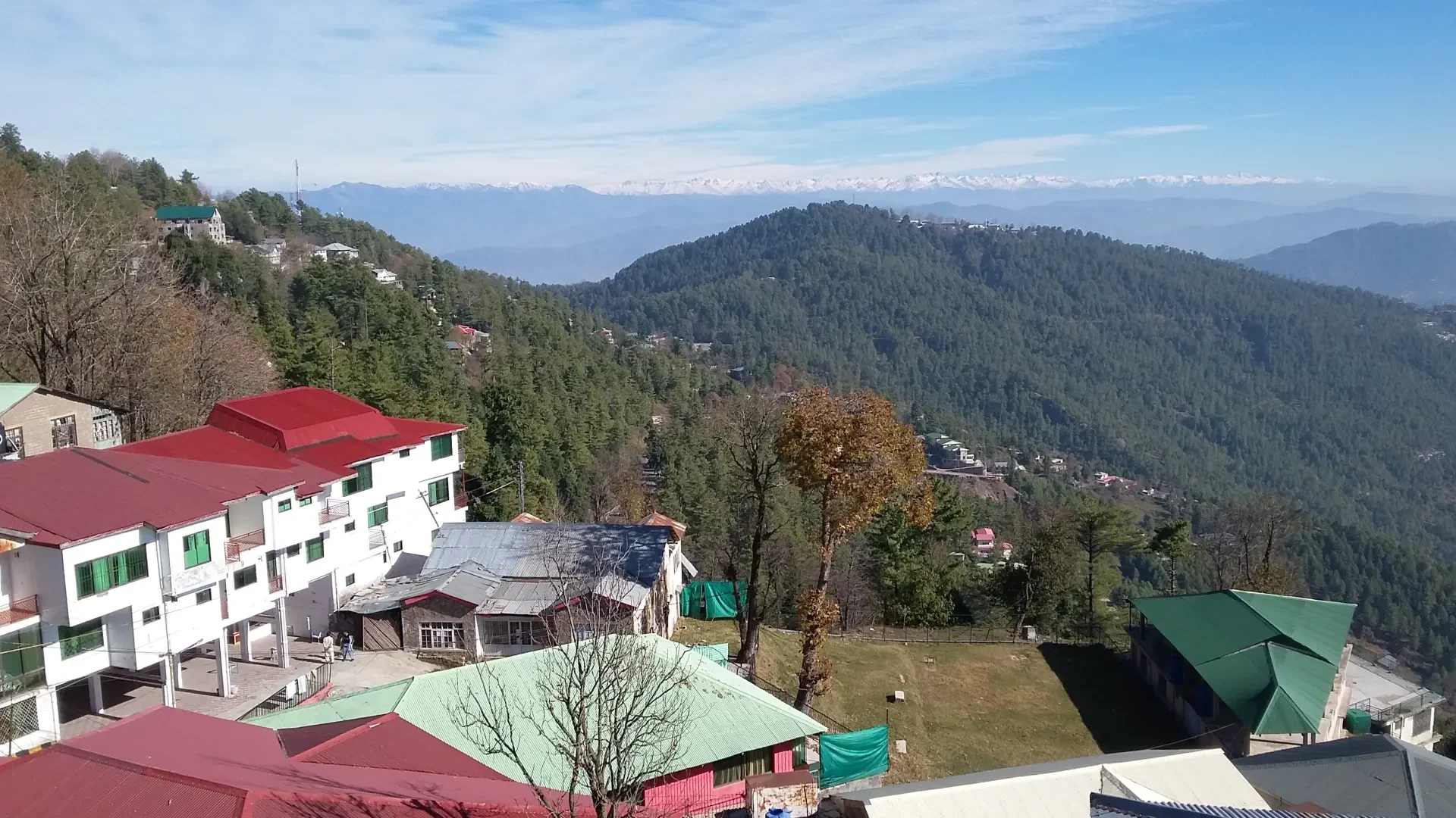 View across the hills from Murree towards Kashmir