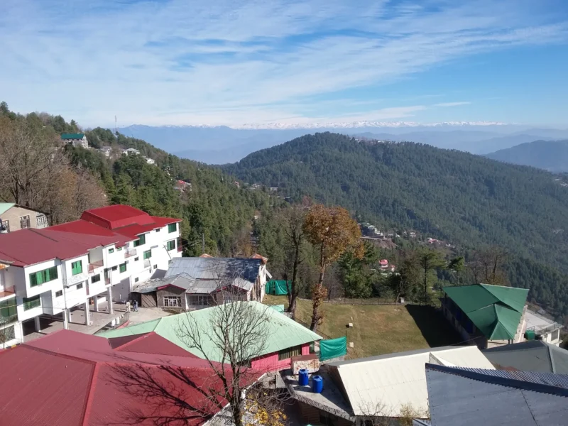 View across the hills from Murree towards Kashmir