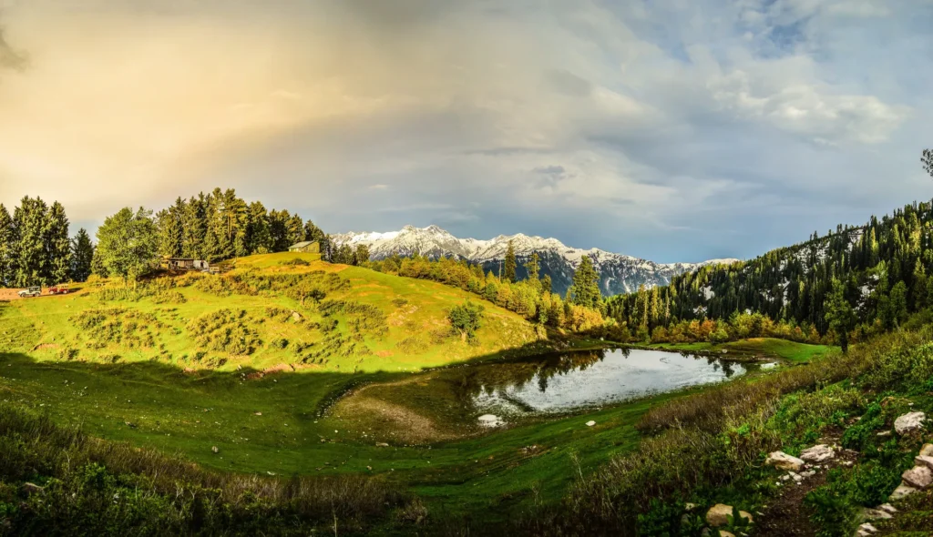 Siri Paye meadows above Shogran in the Kaghan Valley